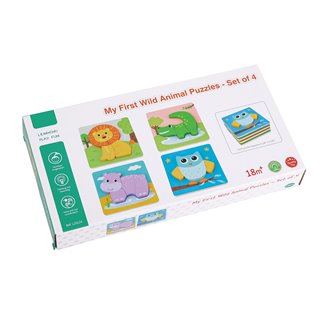 Lelin® Chunky Animal Wooden Puzzle - 4 Pieces